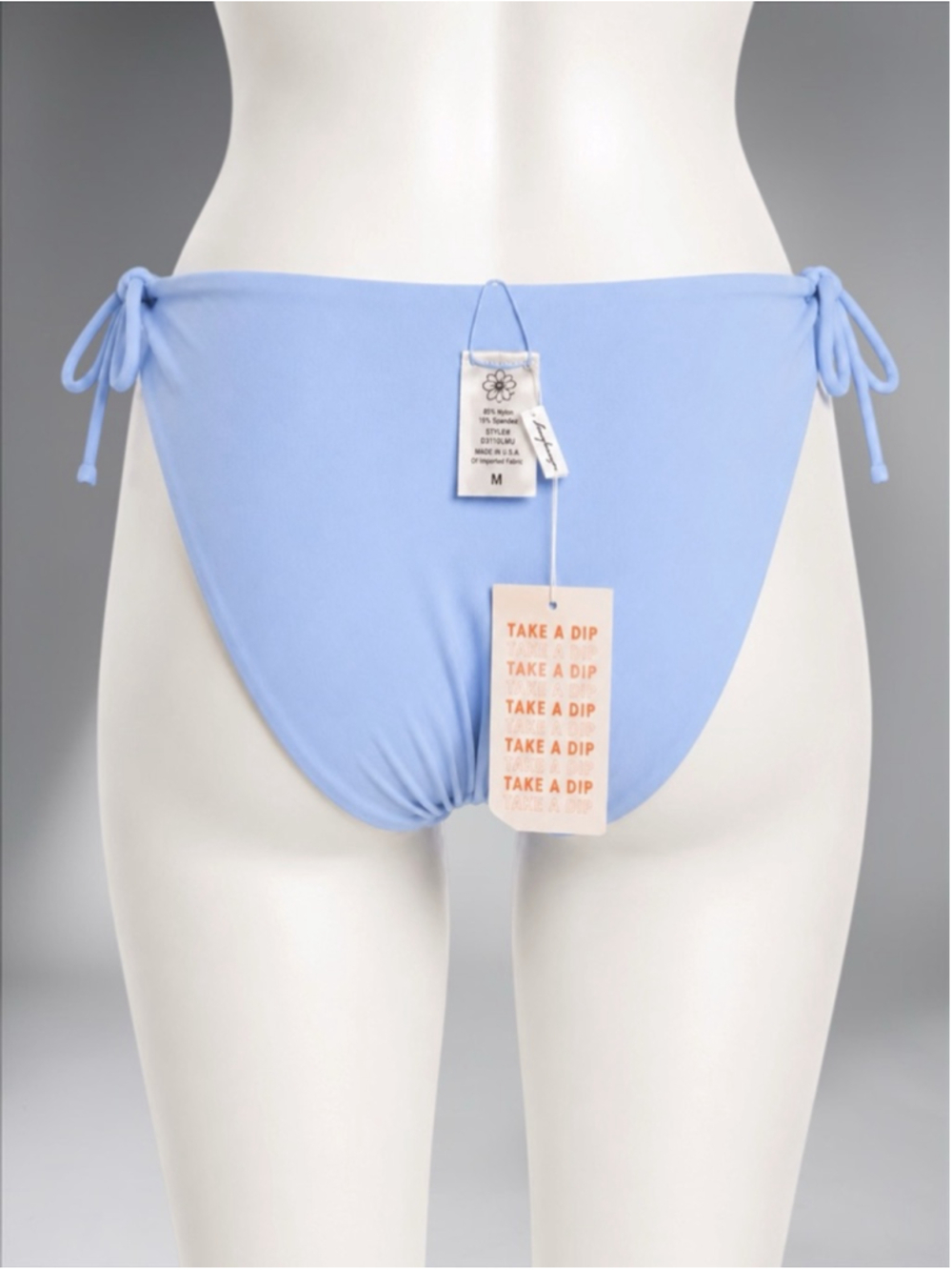 New Dippin’ Daisy’s Mystery Bottom Side Tie Cheeky Bikini Bottom – Size M - Picture 8 of 8